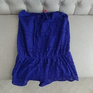 Romper bathing suit cover up